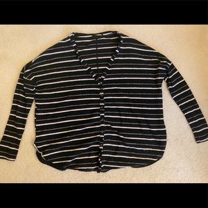 Urban Outfitters Striped Long-Sleeve Thermal